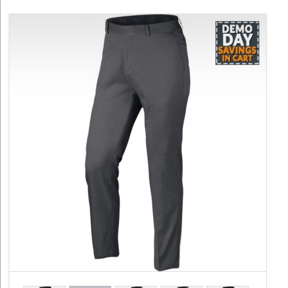 Nike men’s gray dri fit golf pants